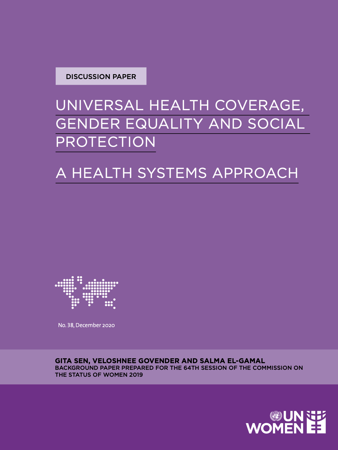 Universal Health Coverage Gender Equality And Social Protection A